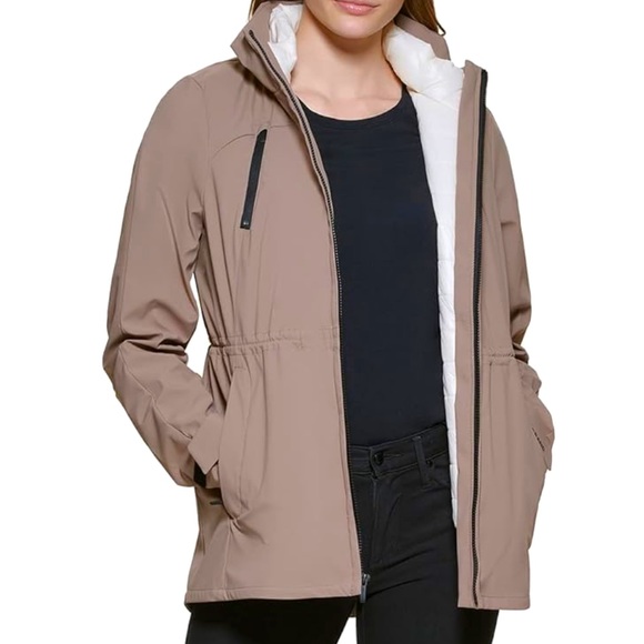 Cole Haan Women's Jacket Transitional Two-in-one Coat - Picture 1 of 10